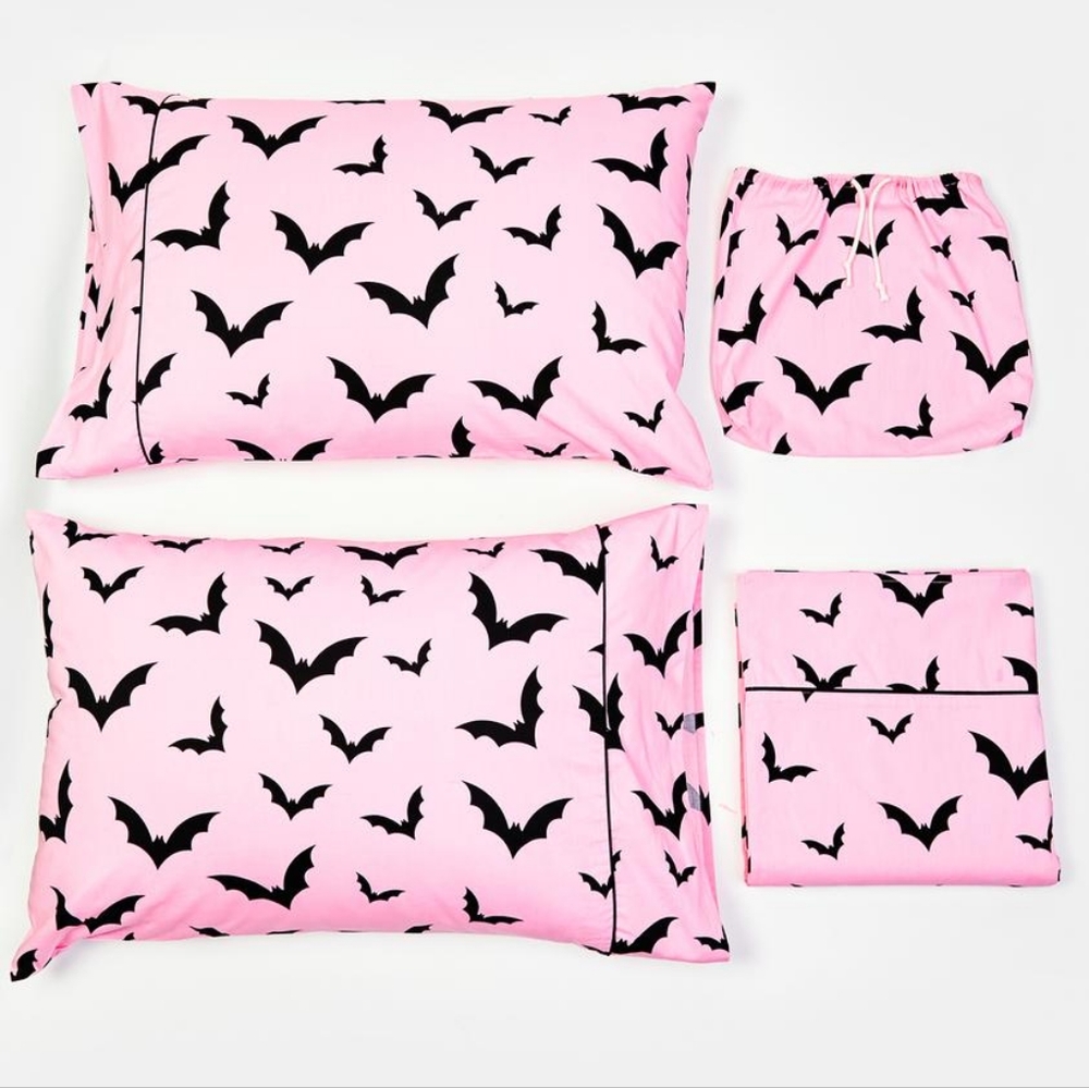 Dolls home Bats pink sheets set